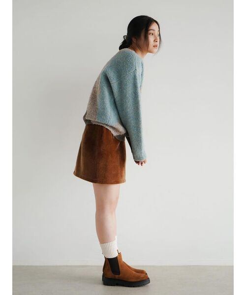 FIKA.（フィーカ）の「Nuance mix knit pullover（ニット/セーター・レディース・ピンク系その他2/ブルー・MEDIUM）」の11枚目の写真