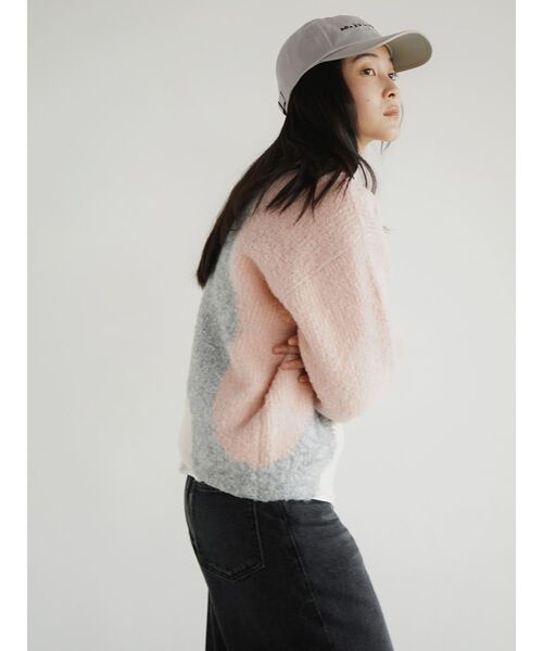 FIKA.（フィーカ）の「Nuance mix knit pullover（ニット/セーター・レディース・ピンク系その他2/ブルー・MEDIUM）」の16枚目の写真