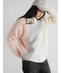 Nuance mix knit pullover