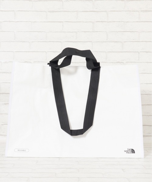 THE NORTH FACE（ザノースフェイス）の「【THE NORTH FACE/ザノースフェイス】ショッパーバッグL(SHOPPER　BAG　L）（エコバッグ/サブバッグ・レディース・ホワイト・ONESIZE）」の4枚目の写真