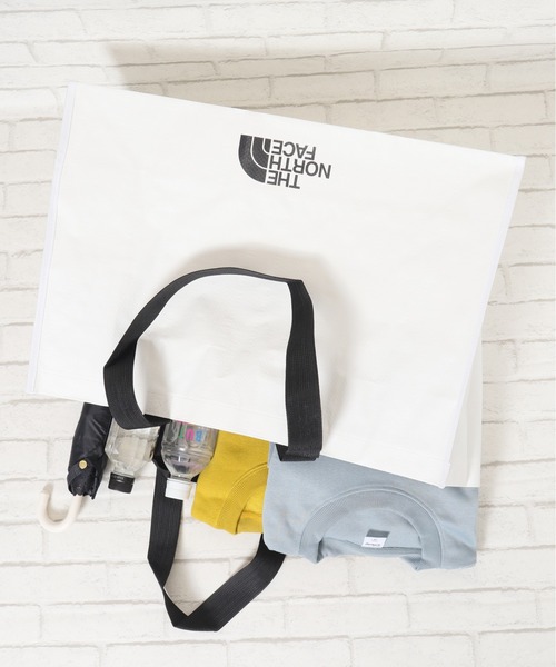THE NORTH FACE（ザノースフェイス）の「【THE NORTH FACE/ザノースフェイス】ショッパーバッグL(SHOPPER　BAG　L）（エコバッグ/サブバッグ・レディース・ホワイト・ONESIZE）」の5枚目の写真