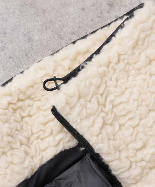 VERMEIL par iena（ヴェルメイユパーイエナ）の「ウールカシミヤボアブルゾン（その他アウター・レディース・アイボリー・FREE）」の6枚目の写真