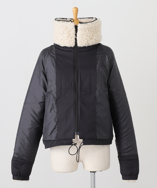 VERMEIL par iena（ヴェルメイユパーイエナ）の「ウールカシミヤボアブルゾン（その他アウター・レディース・アイボリー・FREE）」の7枚目の写真