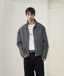 SPERONE（スペロネ）の「ハイネックキャンバスストラクチャージャケット（チャコール）（その他アウター）」