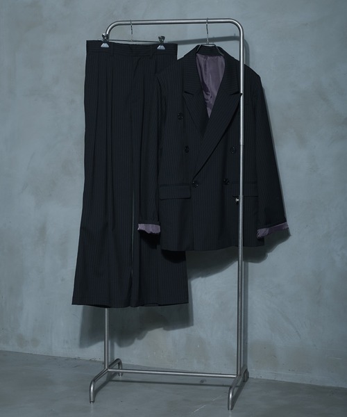 ダブルブレストテーラードジャケット/SETUP対応（テーラードジャケット