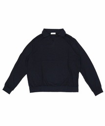 【alvana】MERINO WOOL SKIPPER L/S SWEAT SHIRTS / ネイビー [ALV-00133]