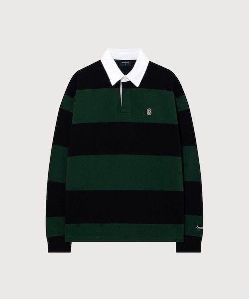 COVERNAT(カバーナット)の「SMALL C LOGO RUGBY SWEATSHIRT(スウェット・メンズ・グリーン/ネイビー・X-LARGE/LARGE/MEDIUM/SMALL/XX-LARGE)」の9枚目の写真