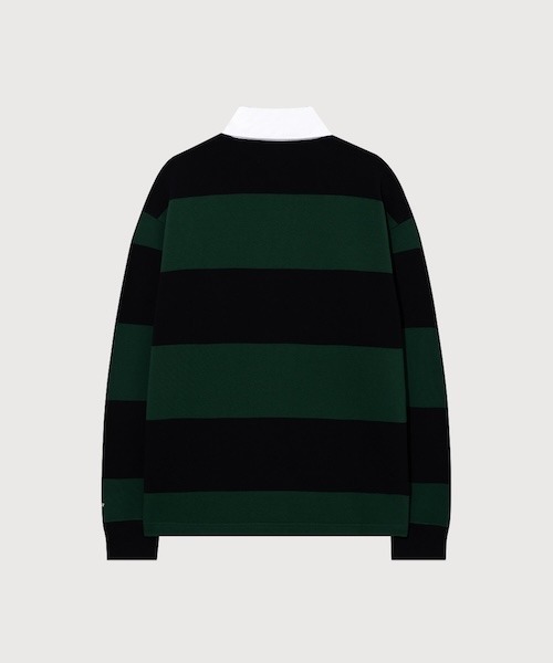 COVERNAT(カバーナット)の「SMALL C LOGO RUGBY SWEATSHIRT(スウェット・メンズ・グリーン/ネイビー・X-LARGE/LARGE/MEDIUM/SMALL/XX-LARGE)」の10枚目の写真