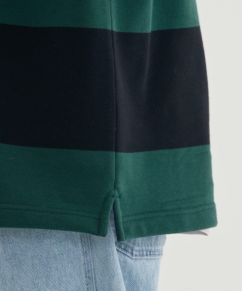 COVERNAT(カバーナット)の「SMALL C LOGO RUGBY SWEATSHIRT(スウェット・メンズ・グリーン/ネイビー・X-LARGE/LARGE/MEDIUM/SMALL/XX-LARGE)」の8枚目の写真