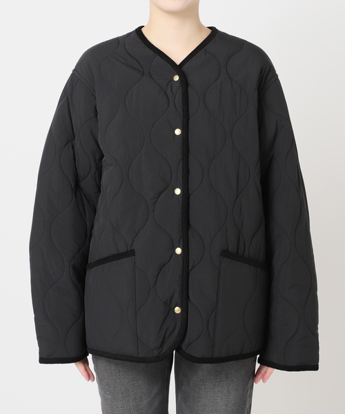 JOURNAL STANDARD relume（ジャーナルスタンダード　レリューム）の「《追加2》コクーンキルティングブルゾン（その他アウター・レディース・ブラック・FREE）」の15枚目の写真