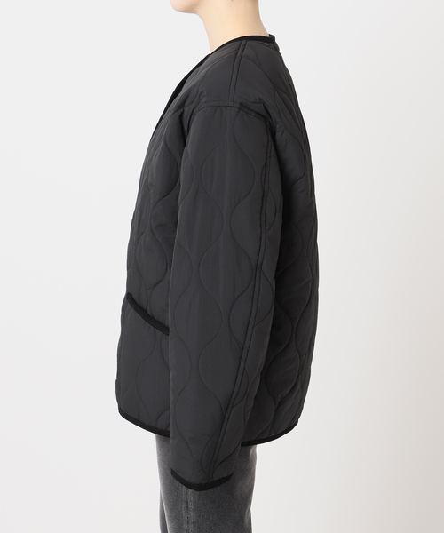 JOURNAL STANDARD relume（ジャーナルスタンダード　レリューム）の「《追加2》コクーンキルティングブルゾン（その他アウター・レディース・ブラック・FREE）」の16枚目の写真