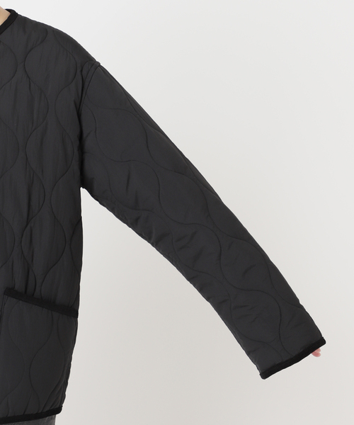 JOURNAL STANDARD relume（ジャーナルスタンダード　レリューム）の「《追加2》コクーンキルティングブルゾン（その他アウター・レディース・ブラック・FREE）」の19枚目の写真