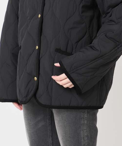 JOURNAL STANDARD relume（ジャーナルスタンダード　レリューム）の「《追加2》コクーンキルティングブルゾン（その他アウター・レディース・ブラック・FREE）」の20枚目の写真