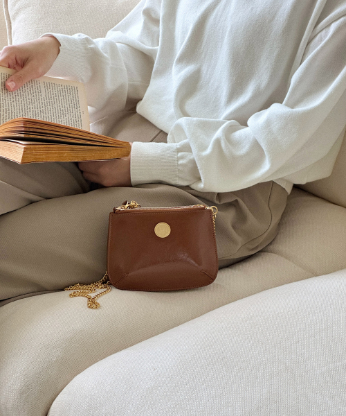 COTEDEMOI(コテドムア)の「Ecrin mini double chain bag - Caramel(メッセンジャーバッグ・レディース・その他・FREE)」の10枚目の写真
