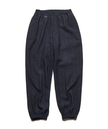 FANCY TWEED LOOSE-FIT JOGGER PANTS