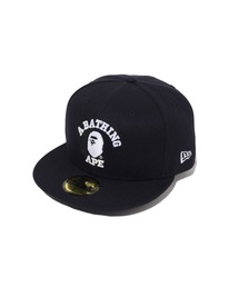 A BATHING APE(�A�x�C�V���O�G�C�v)��GLOW IN THE DARK COLLEGE NEW ERA 59FIFTY CAP(�L���b�v)