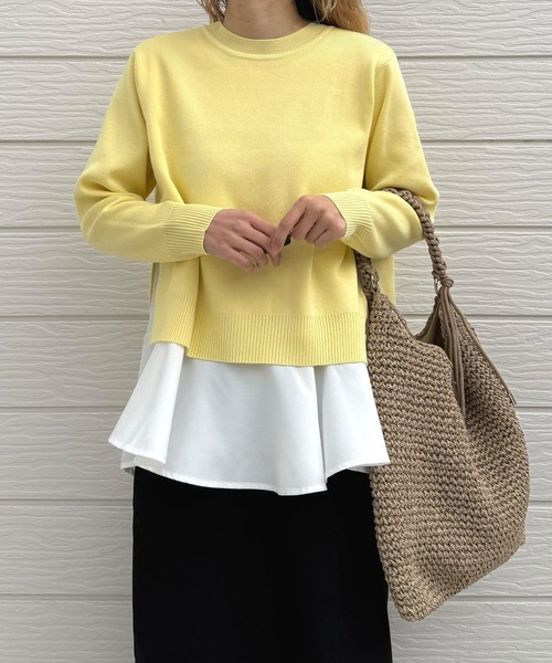 Q（キュー）の「パラコードクロッシェトート（トートバッグ・レディース・ブラック/ベージュ・ONE SIZE）」の12枚目の写真