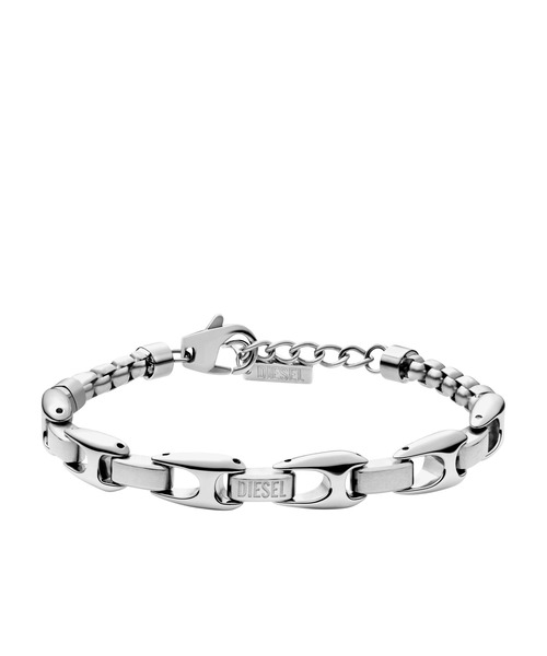 DIESELブレスレット DX1583040 JEWEL Stainless Steel Chain Bracelet｜シルバー
