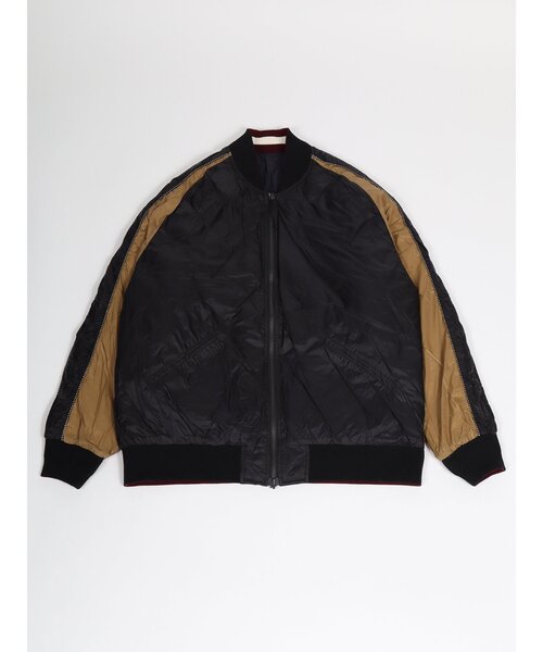 TAION（タイオン）の「【TAION】 TAION-JK04JS-N1 ジャパンスペシャル リバーシブル スカジャン ダウンジャケット（スカジャン・メンズ・ブラック/ネイビー系/ブラック系1・3/2/1/4）」の5枚目の写真