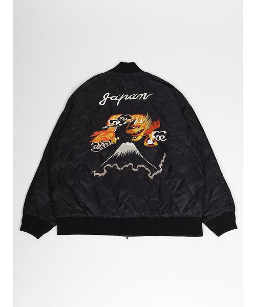 TAION（タイオン）の「【TAION】 TAION-JK04JS-N1 ジャパンスペシャル リバーシブル スカジャン ダウンジャケット（スカジャン・メンズ・ブラック/ネイビー系/ブラック系1・3/2/1/4）」の12枚目の写真