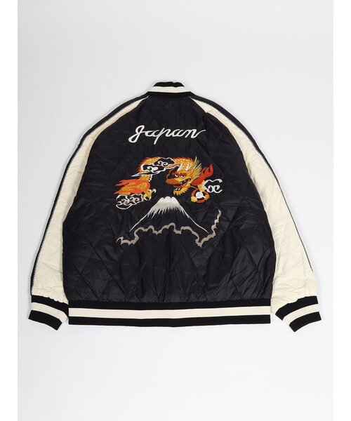 TAION（タイオン）の「【TAION】 TAION-JK04JS-N1 ジャパンスペシャル リバーシブル スカジャン ダウンジャケット（スカジャン・メンズ・ブラック/ネイビー系/ブラック系1・3/2/1/4）」の15枚目の写真