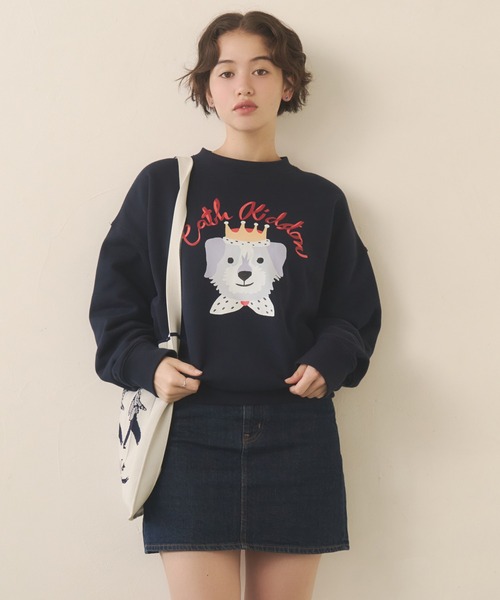 Cath Kidston（キャスキッドソン）の「CK×KNT365 Knitty（ショルダーバッグ・レディース・ピンク/ネイビー/レッド・FREE）」の12枚目の写真