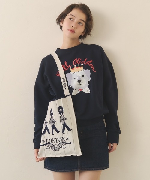 Cath Kidston（キャスキッドソン）の「CK×KNT365 Knitty（ショルダーバッグ・レディース・ピンク/ネイビー/レッド・FREE）」の9枚目の写真