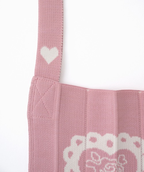 Cath Kidston（キャスキッドソン）の「CK×KNT365 Knitty（ショルダーバッグ・レディース・ピンク/ネイビー/レッド・FREE）」の17枚目の写真