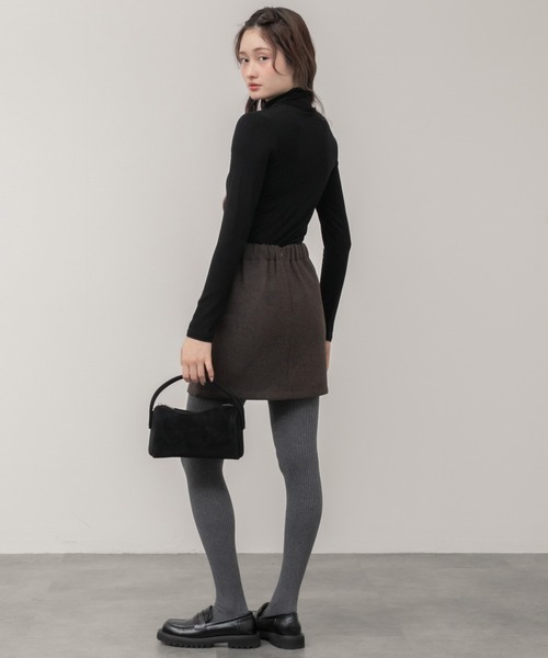 UNDERCOVER ウールミニスカート ブラウン　初期　y2k アーカイブ UNDERCOVER ウールミニスカート ブラウン 初期 y2k アーカイブ