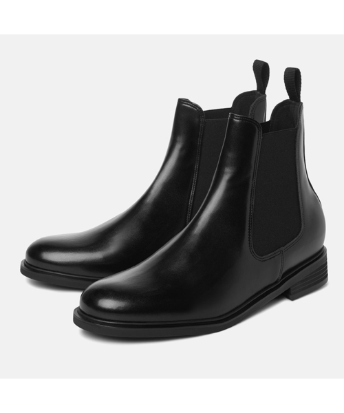 CLAYONG(クレヨン)の「6.5cm モダン チェルシーブーツ ハワード(CL0049)(ブーツ・レディース・ブラック・23cm/24cm/25cm/26cm/27cm/28cm)」の1枚目の写真