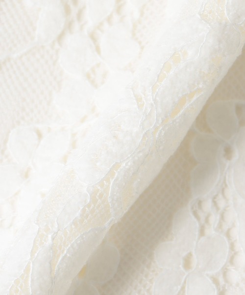 Three Four Time(スリーフォータイム)の「起毛レースギャザースカート(スカート・レディース・ブラック/ベージュ・FREE)」の10枚目の写真