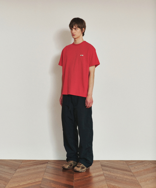 HEUTE(ホイテ)の「HEUTE T-SHIRT (RED)(Tシャツ/カットソー・メンズ・レッド・M/L)」の3枚目の写真