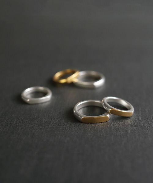 TEN.（テン）の「SILVER925 18KGP プレイナーリング（リング・レディース・シルバー×ゴールド・#3/#1/#7）」の10枚目の写真