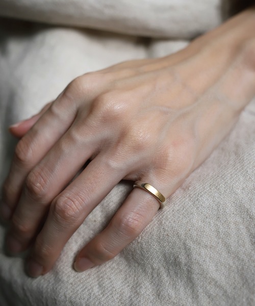 TEN.（テン）の「SILVER925 18KGP プレイナーリング（リング・レディース・シルバー×ゴールド・#3/#1/#7）」の2枚目の写真