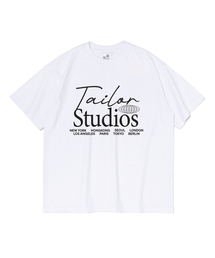 ワールドシティオーバーサイズ半袖Tシャツ(ホワイト)