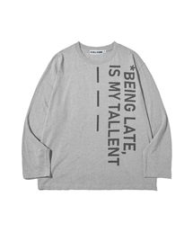 SCALLYWAG | BLIMT レタリングロングスリーブ[グレー](Tシャツ/カットソー)