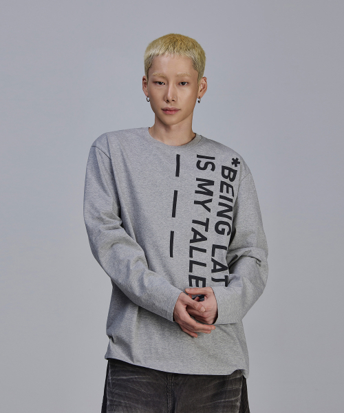 SCALLYWAG（スカリーワグ）の「BLIMT レタリングロングスリーブ[グレー]（Tシャツ/カットソー・レディース・その他・M/L）」の5枚目の写真