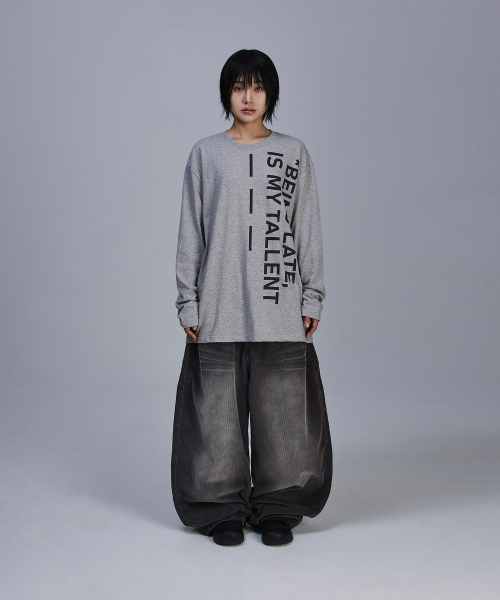 SCALLYWAG（スカリーワグ）の「BLIMT レタリングロングスリーブ[グレー]（Tシャツ/カットソー・レディース・その他・M/L）」の10枚目の写真