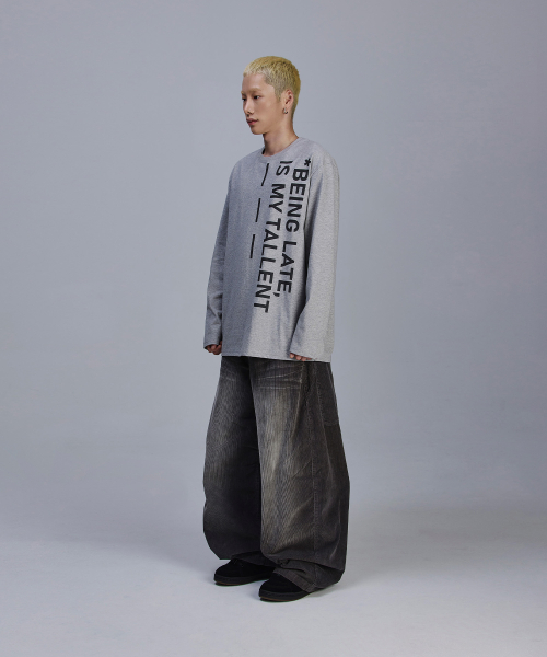 SCALLYWAG（スカリーワグ）の「BLIMT レタリングロングスリーブ[グレー]（Tシャツ/カットソー・レディース・その他・M/L）」の11枚目の写真