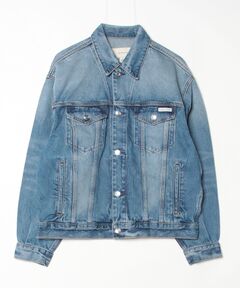 別注【LEVI'S】COLLARLESS XL TRUCKER：デニムジャケット（デニム