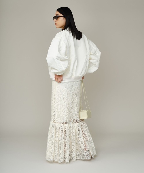 Chaos(カオス)の「Chaos(カオス)/ ソワーズレーススカート(スカート・レディース・ホワイト系・FREE)」の8枚目の写真