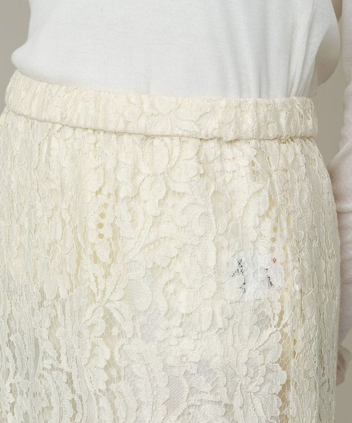 Chaos(カオス)の「Chaos(カオス)/ ソワーズレーススカート(スカート・レディース・ホワイト系・FREE)」の4枚目の写真