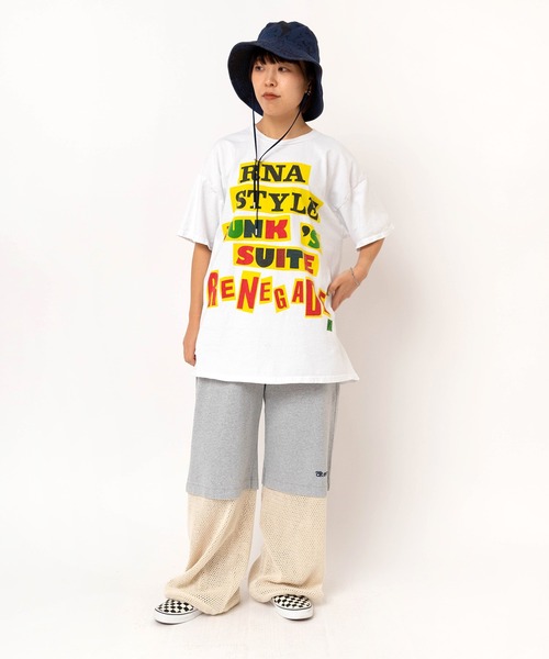 RNA(アールエヌエー)の「R4425 メッシュコンビ天竺バギー(その他パンツ・レディース・杢グレー/グリーン/ライトブルー・MEDIUM)」の17枚目の写真
