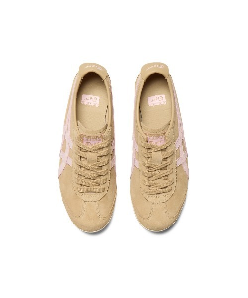 Onitsuka Tiger（オニツカタイガー）の「MEXICO 66 PF / メキシコ 66 ピーエフ（スニーカー・レディース・ベージュ系その他/レッド系その他・26.5/25.5/28.5/28/27/26/25/24/23/23.5/24.5/22.5/27.5）」の12枚目の写真