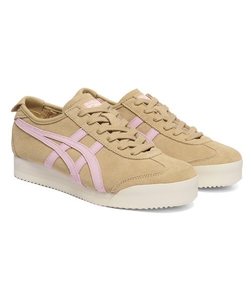 Onitsuka Tiger（オニツカタイガー）の「MEXICO 66 PF / メキシコ 66 ピーエフ（スニーカー・レディース・ベージュ系その他/レッド系その他・26.5/25.5/28.5/28/27/26/25/24/23/23.5/24.5/22.5/27.5）」の13枚目の写真