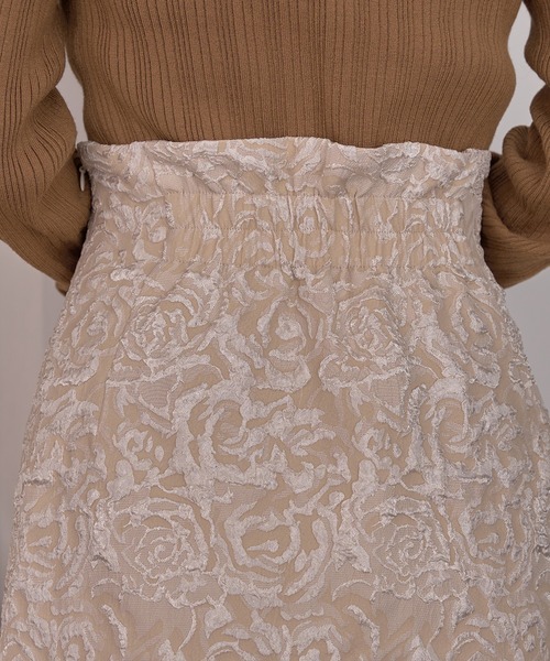 mideal（マイディール）の「jacquard skirt / ジャガードスカート（スカート・レディース・アイボリー/ブラック・FREE）」の11枚目の写真