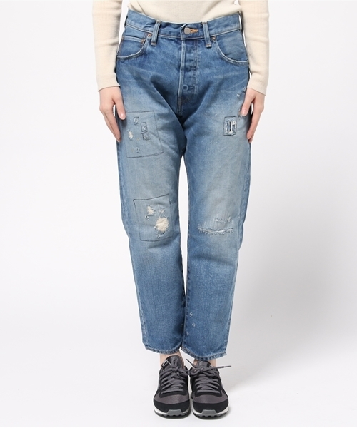 CIAOPANIC（チャオパニック）の「【Ciaopanic】【SAKULA】 ルーズデニムジャスト（デニムパンツ・レディース・ダークブルー・1/0/2）」の2枚目の写真