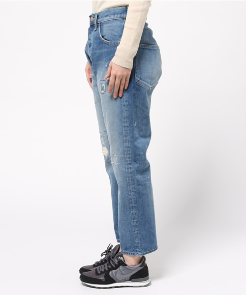 CIAOPANIC（チャオパニック）の「【Ciaopanic】【SAKULA】 ルーズデニムジャスト（デニムパンツ・レディース・ダークブルー・1/0/2）」の3枚目の写真