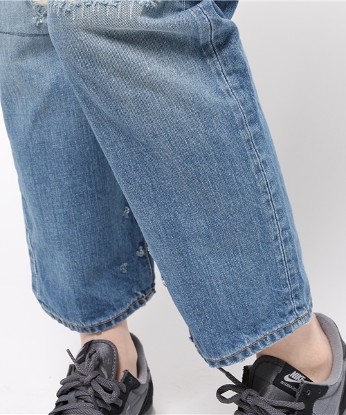 CIAOPANIC（チャオパニック）の「【Ciaopanic】【SAKULA】 ルーズデニムジャスト（デニムパンツ・レディース・ダークブルー・1/0/2）」の8枚目の写真