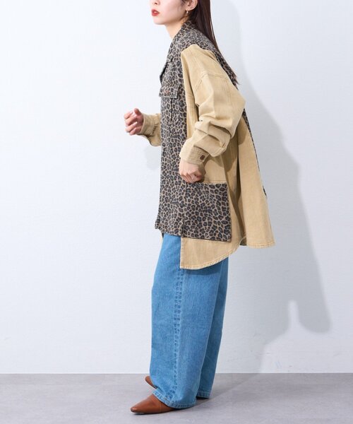 etsinta（エシンタ）の「【etsinta/エシンタ】リメイク切り替えジャケット（ミリタリージャケット・レディース・アイボリー/ベージュ・ONE SIZE）」の22枚目の写真